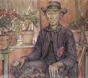 Robert Reid Old Gardener France oil painting artist